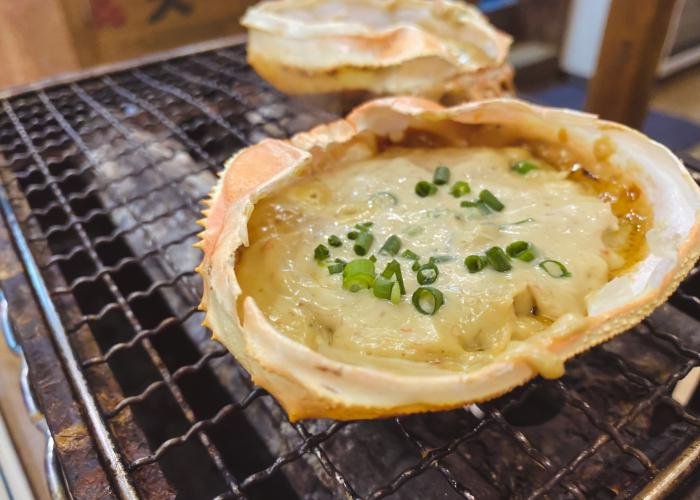 Kaiyaki Miso Dish from Aomori cooked in a scallop shell