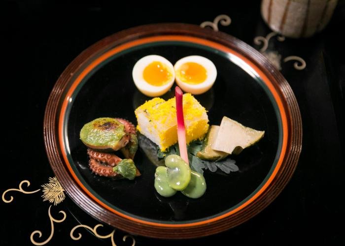 Hyotei's signature boiled egg dish