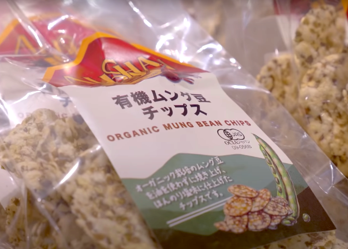 Organic Mung Bean Chips from Asakusa Vegan Store
