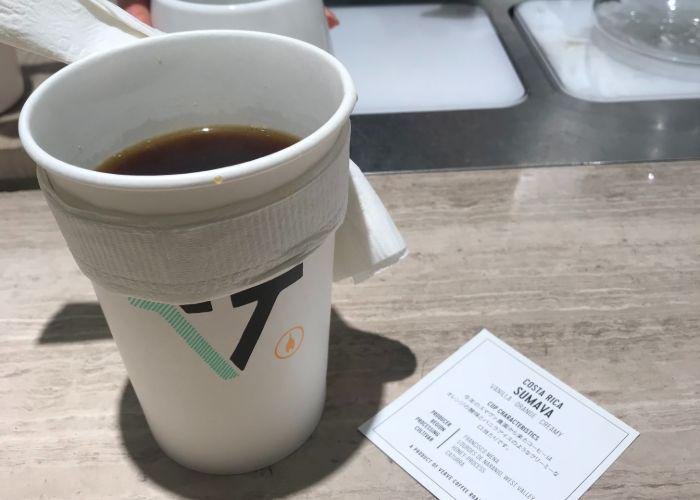 To-go cup from Verve Coffee Roasters in Shinjuku