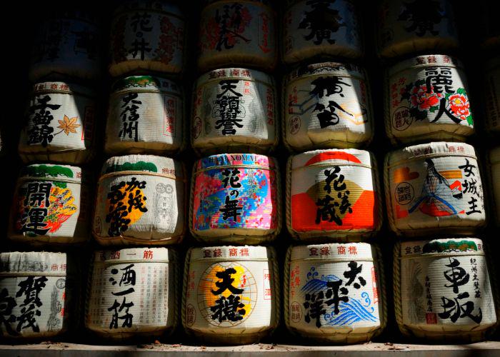 Sake Barrels