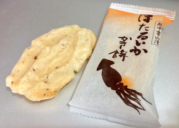 Horaku Ika Senbei Cracker from Toyama, Squid Cracker