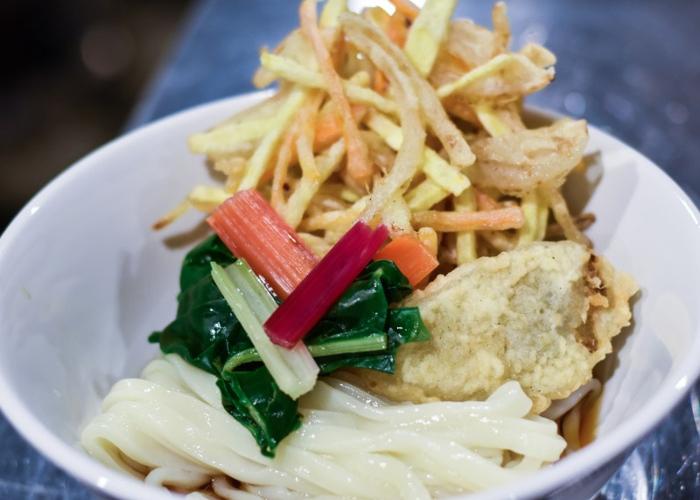 Sanuki udon with kakiage tempura