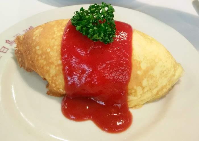 Classic Omurice with Tomato Sauce