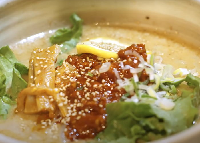 Majo Miso Jyanmen from ABC Ramen in Ginza with sesame seeds and chili