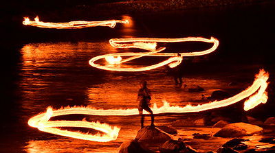 Traditional Ayu Fire Fishing in Gifu Along the Maze River 1