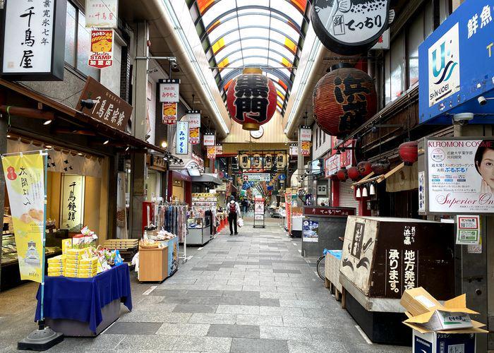 Kuromon Market in Osaka 