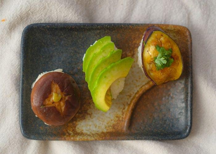 Vegan inari sushi
