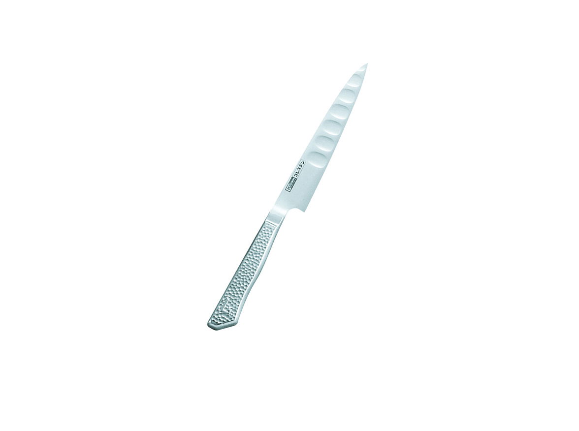 Professional stainless steel slicing knife for precise kitchen cutting
