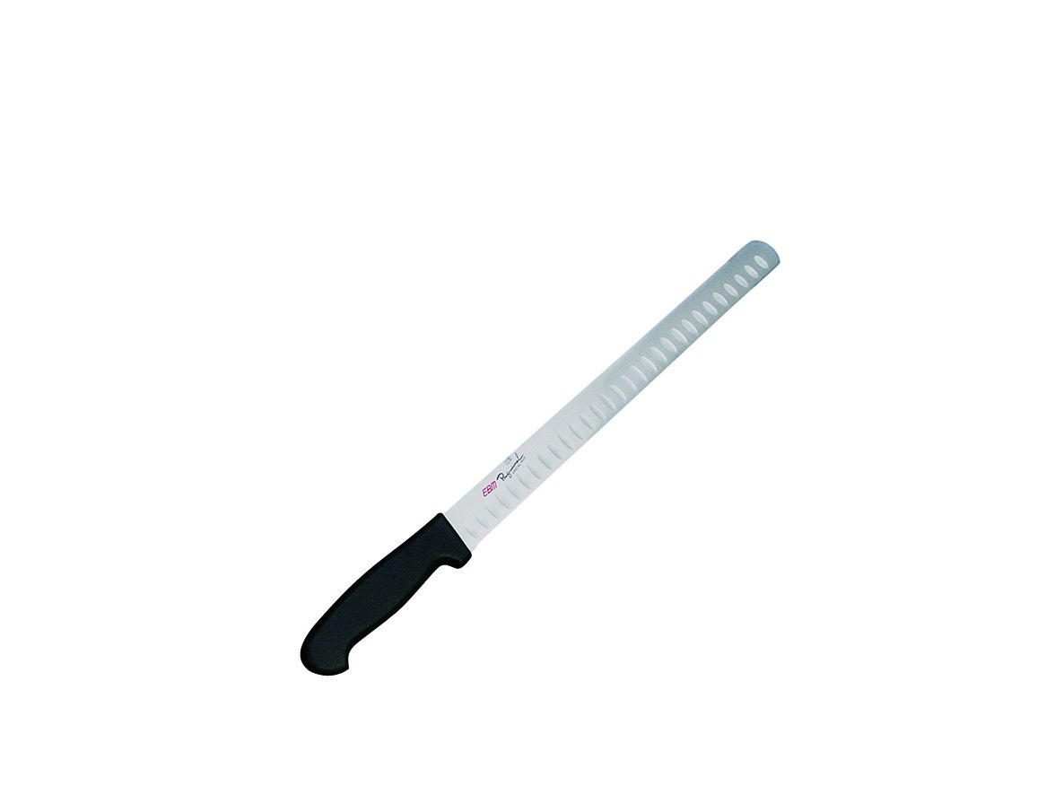 Professional slicer knife with ergonomic handle for precision cutting