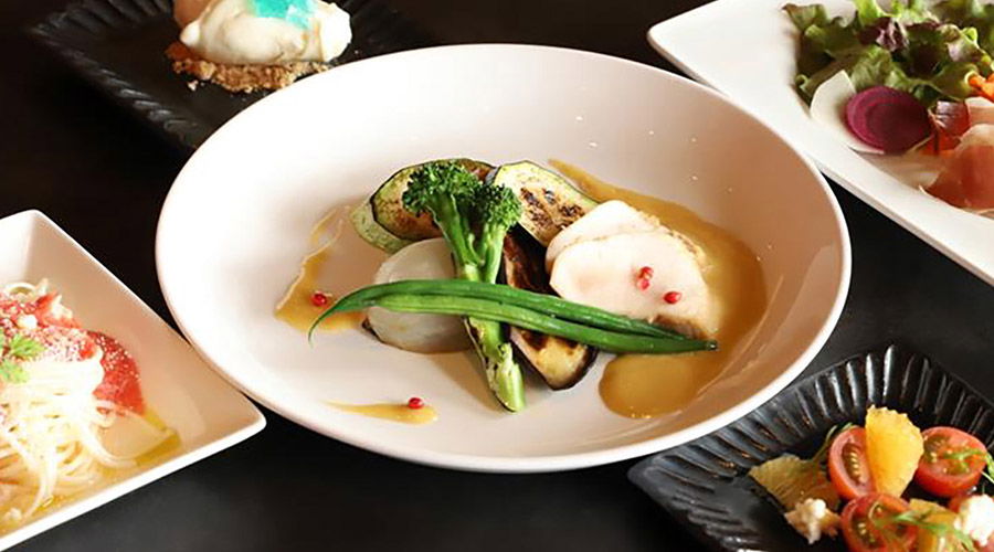 Seasonal Awajishima Produce and Sake Pairing Course 7