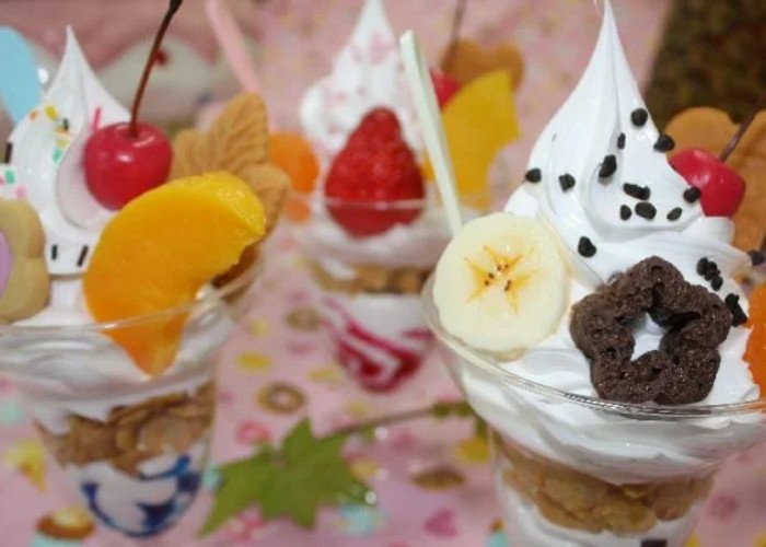 Plastic Food Samples of Ice Cream