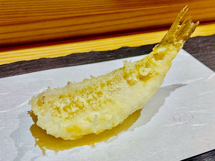 A tempura fish