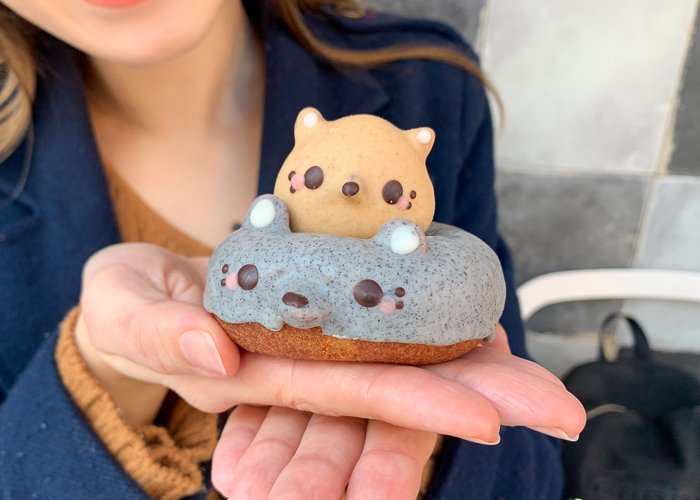 cute bear-shaped donuts