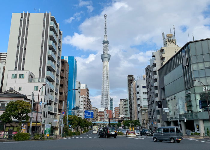 Tokyo Skytree and city view in Tokyo 