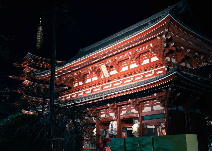 Senso-ji at night