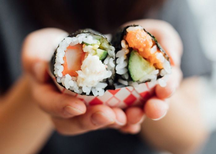 Making sushi in Hiroshima