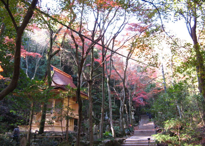 Mitaki-dera Temple in Hiroshima during autumn