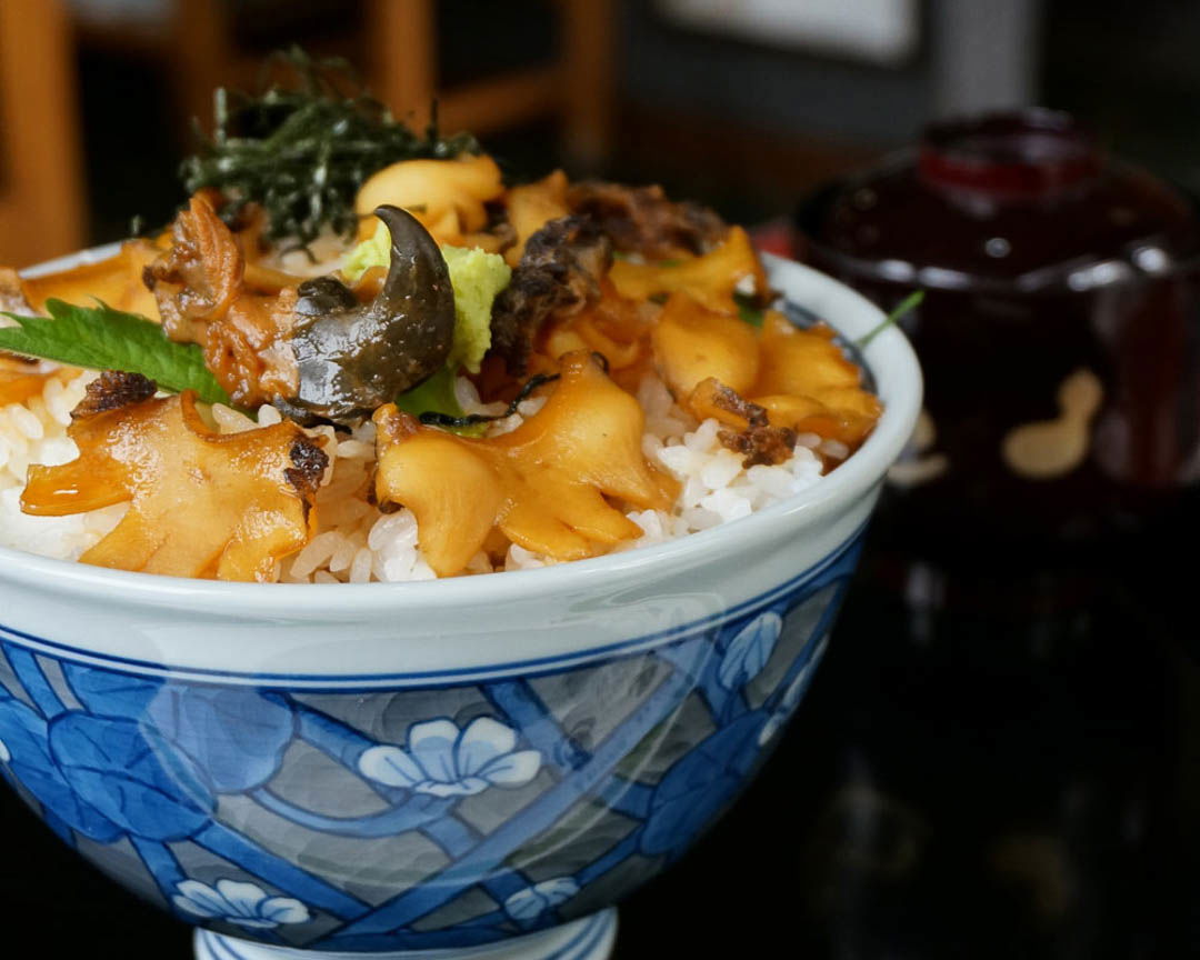 Abalone and Sea Urchin Donburi at Specialty Restaurant 1