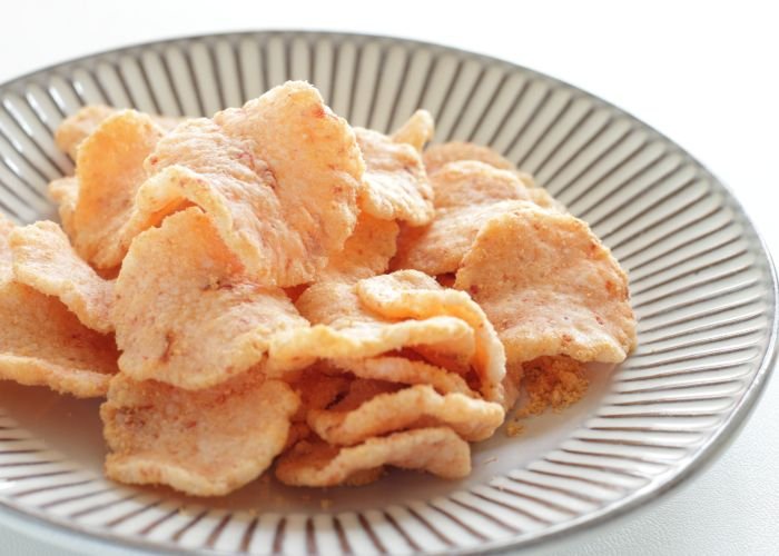 Japanese food, Ebi senbei Shrimp cracker