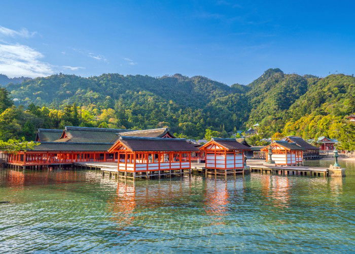 Itukashima Shrine on Miyajima Island, Hiroshima Prefecture, Japan