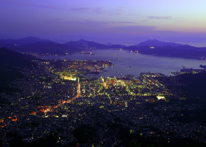 Hiroshima Night View from Mt. Haigamine
