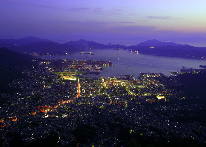 Hiroshima Night View from Mt. Haigamine