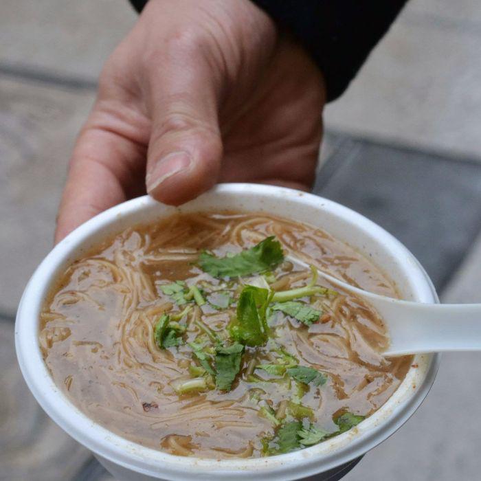 Mensen, which is also called Taiwanese Oyster noodle soup.