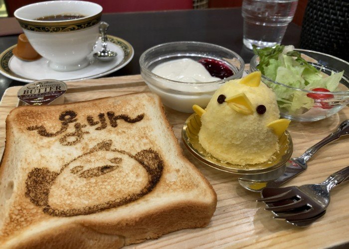 Piyorin morning plate" of Piyorin STATION Cafe Gentiane at Nagoya station