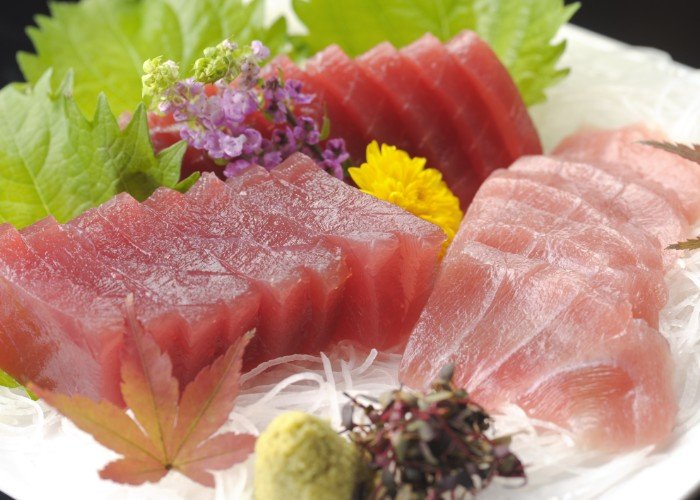 tuna sashimi variety