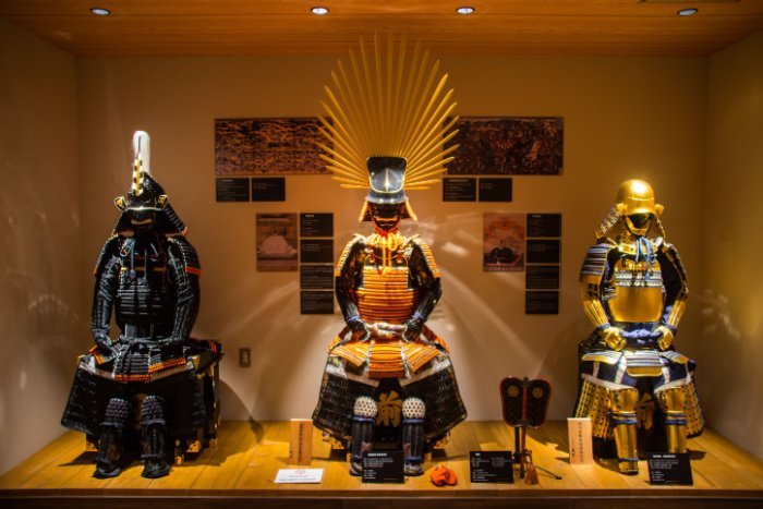 Odawara Castle samurai display