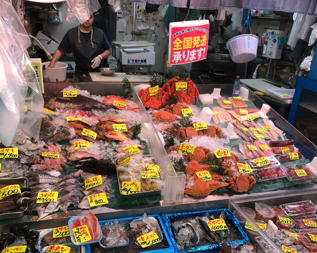 Tokyo’s Tsukiji Market: Seafood, Japanese Knives, and Shrine 10
