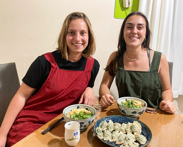 Tempura Udon and Gyoza Cooking Experience in Tokyo Home 1