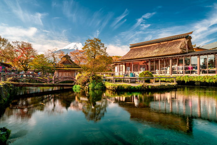 Oshino Hakkai Fuji-san 8 Ponds