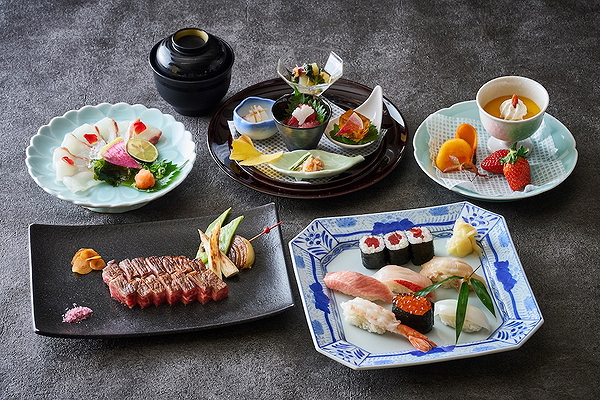 Exquisite Japanese fine dining with sushi and Wagyu beef