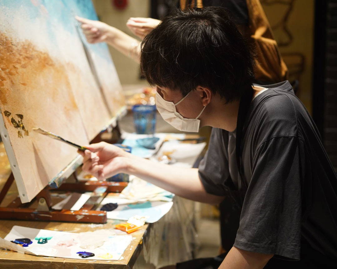 Paint & Sip (Tokyo): Hokusai’s Great Wave, Sake, Umeshu + 10