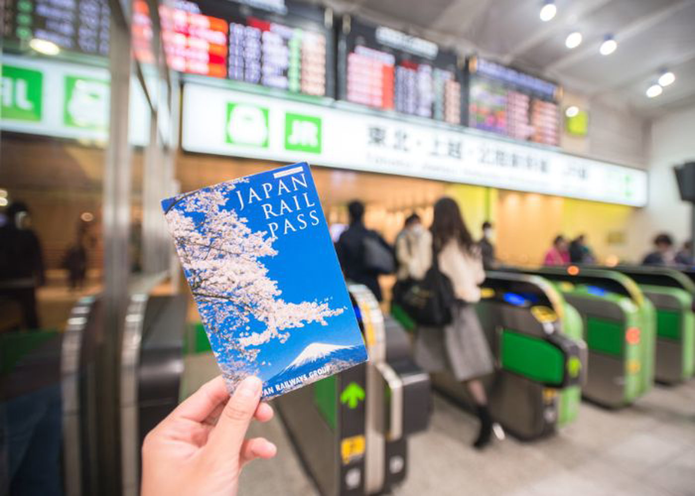 A photo of the Japan Rail Pass
