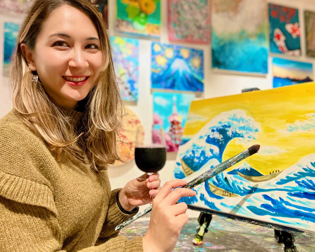 Paint & Sip: Japanese-Themed Painting & Umeshu (Tokyo) 1
