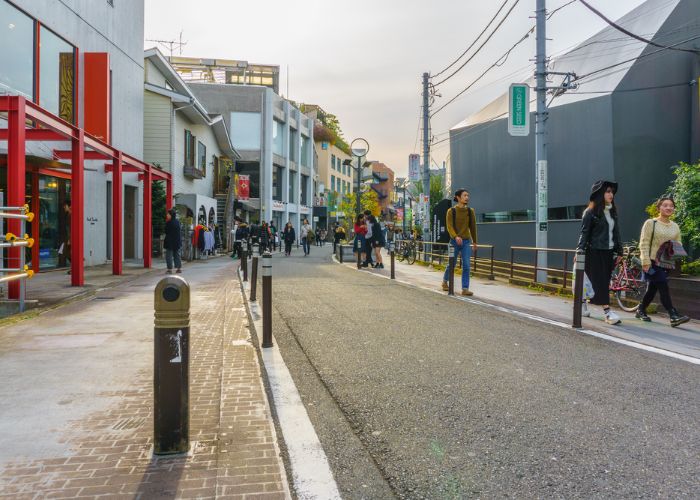 A photo of Cat Street in Harajuku, Tokyo