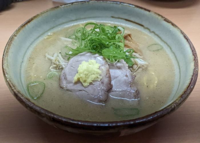 A bowl of miso ramen from Saimi in Sapporo, Hokkaido