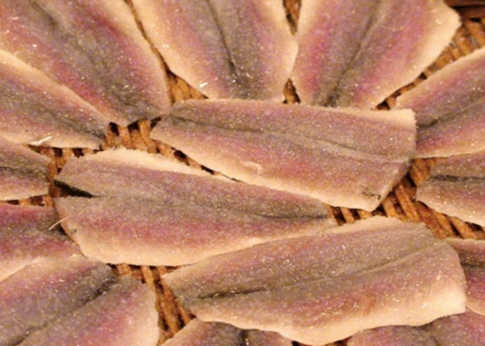 Salty dried fish from Uoshin