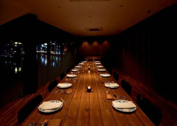 The atmosphere dining area of Goh, #45 on Asia's 50 Best Restaurants 2024.