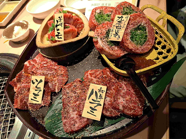 Premium Japanese BBQ dinner course 1