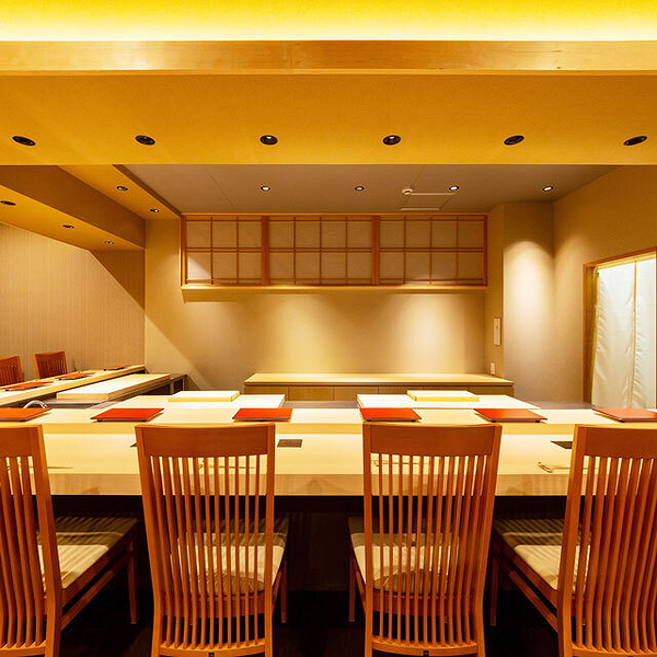 Elegant modern restaurant interior with cozy seating