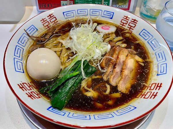 Delicious ramen bowl with chashu pork and soft-boiled egg