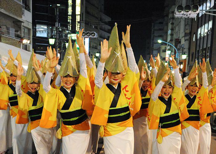 Dancers at the Koenji Awadori festival