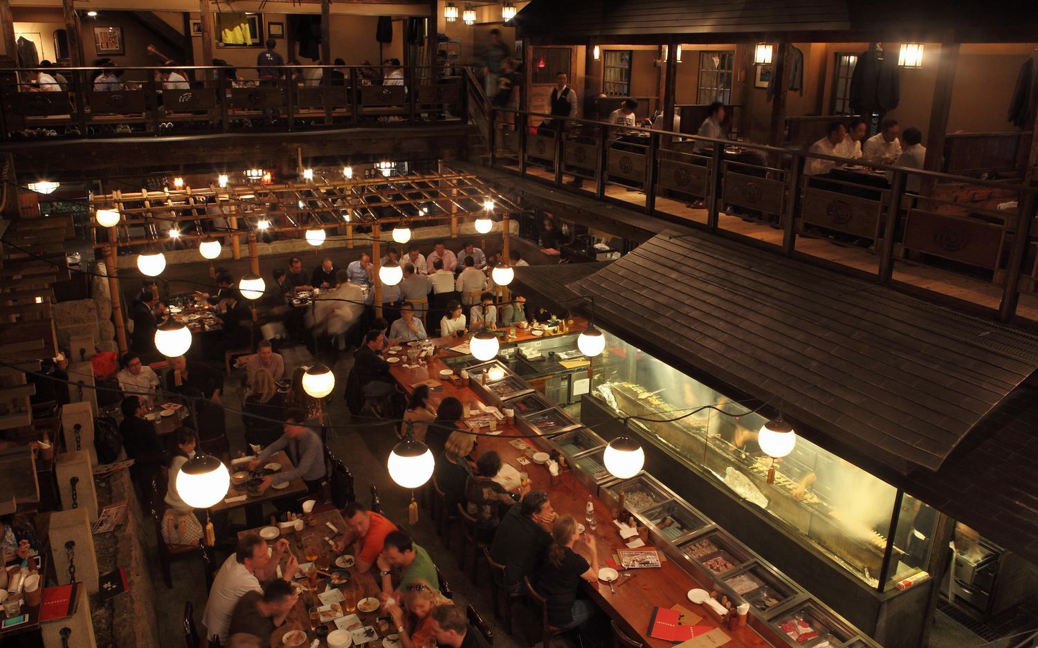 The bustling Gonpachi Nishiazabu, better known as the 