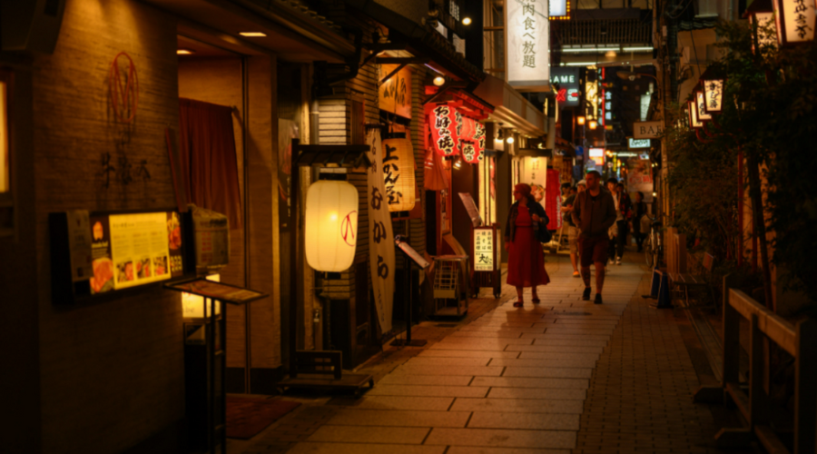 The streets of Osaka at night, best enjoyed on this Kuromon Market and Dotonbori tour.