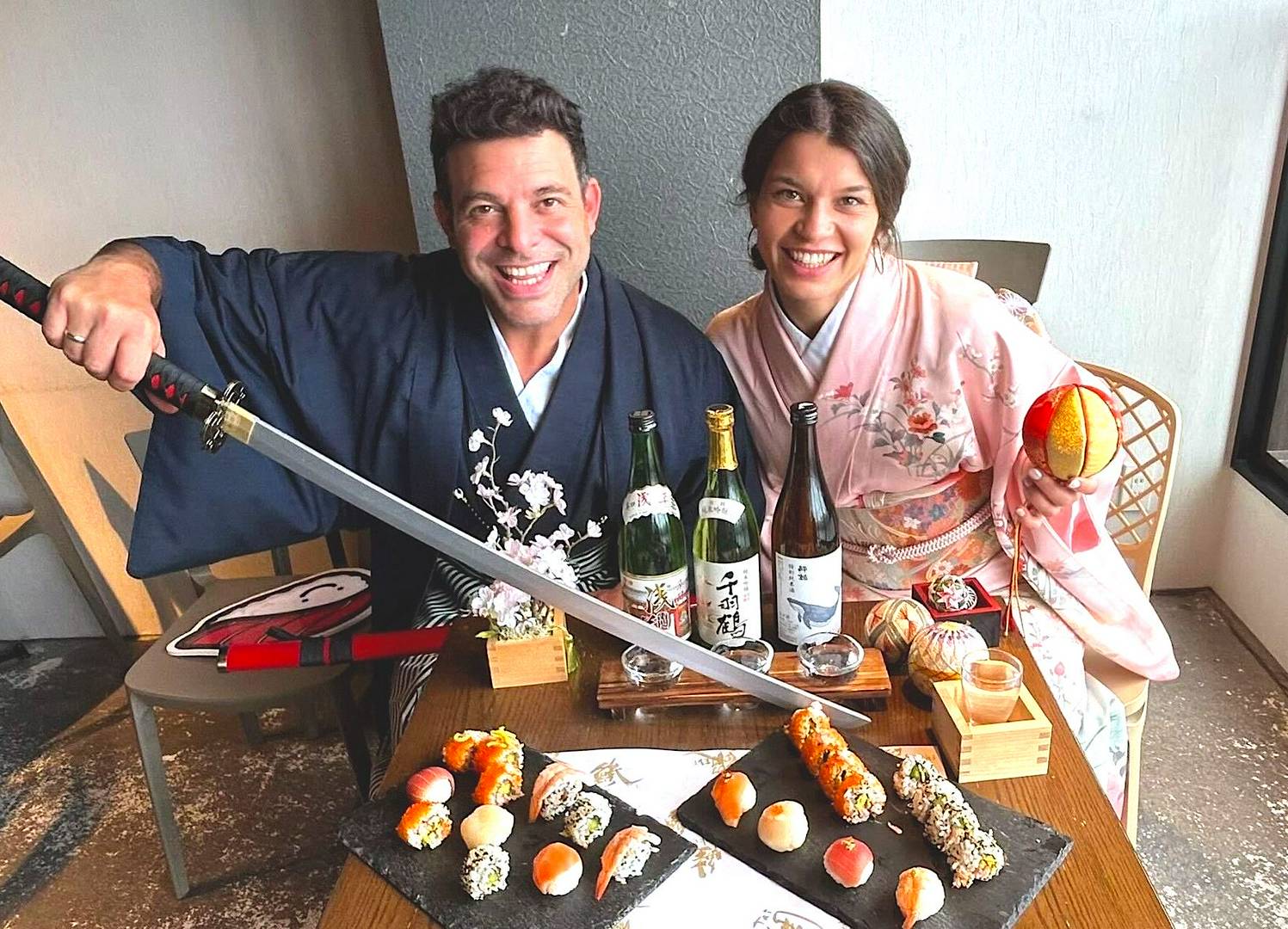Sushi Making Class & Japanese Sake Set in Asakusa, Tokyo  1
