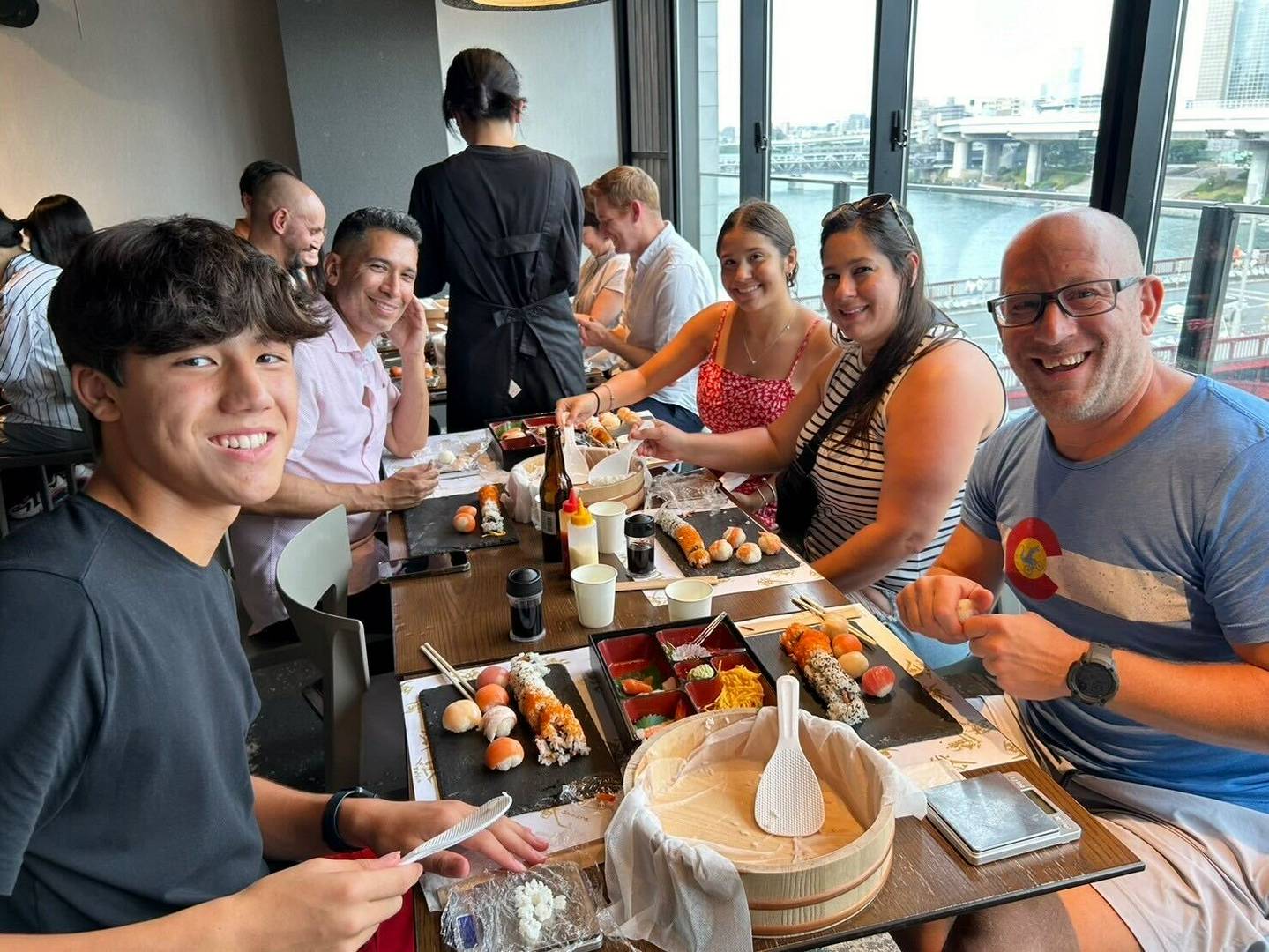 Sushi Making Class & Japanese Sake Set in Asakusa, Tokyo  3